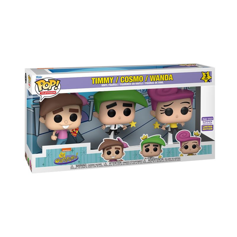 SDCC 2023 (Shared): The Fairly OddParents POP! Fairly OddParents 3-Pack FUNKO