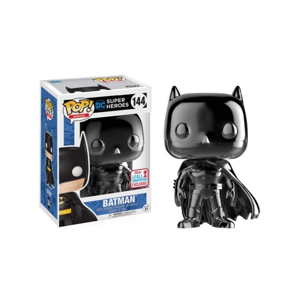 Funko POP! Black Chrome Batman #144 Fall Convention Exclusive FUNKO