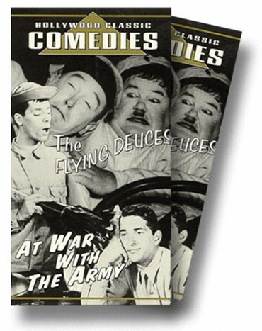 Flying Deuces & At War With Army [VHS] [VHS Tape] VHS