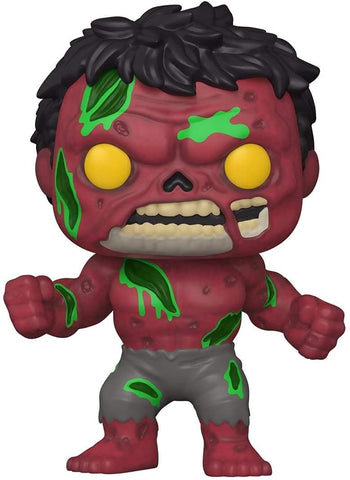 Funko POP Marvel: Marvel Zombies - Red Hulk, 3.75 inches, Multicolor FUNKO
