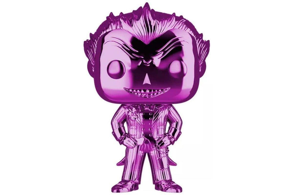 Funko POP! Heroes: DC Comics Batman Arkham Asylum - The Joker (Purple Chrome) (NYCC Debut) FUNKO