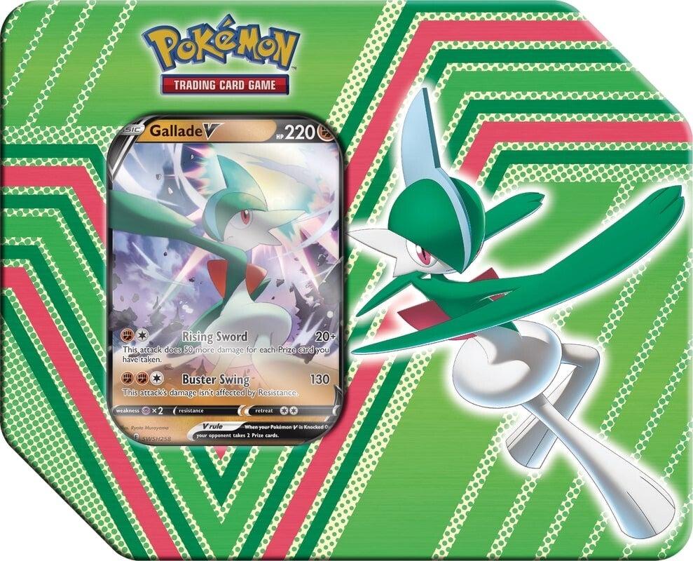 Hidden Potential Tin (Gallade V) Pokémon