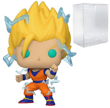 POP Dragon Ball Z - [Super Saiyan 2] Goku (PX Previews Exclusive) Limited Edition Glow Chase Funko Vinyl Figure (Bundled with Compatible Box Protector Case) FUNKO