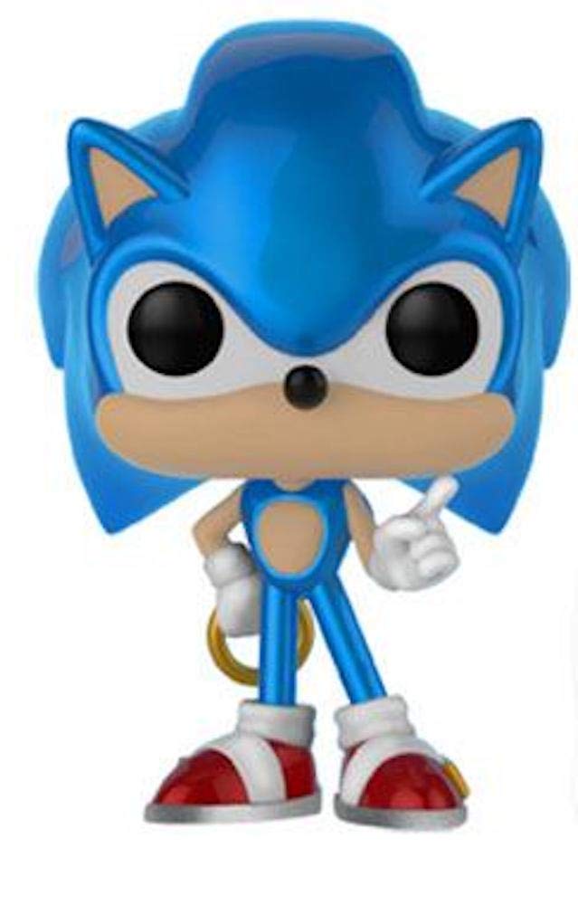 Funko Pop! Sonic The Hedgehog - Sonic with Ring ( Metallic Exclusive ) FUNKO