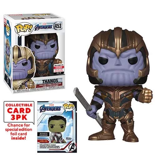 Funko Pop! Marvel Avengers Thanos (Endgame) with Collective Card EE Exclusive FUNKO