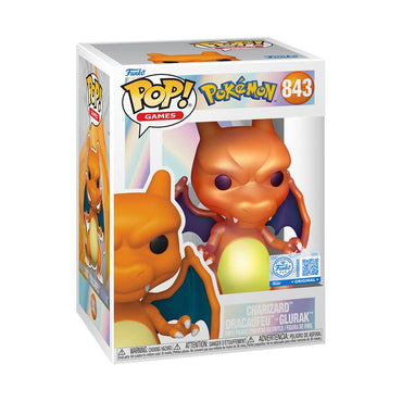 Funko Pop! Games: Pokémon - Charizard (Pearlescent Special Edition) #843 FUNKO