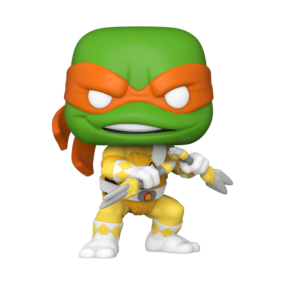 Funko Pop! Retro Toys Mikey as Yellow Ranger Teenage Mutant Ninja Turtles Vinyl Figure (Fall 2022 Shared Convention Exclusive) FUNKO