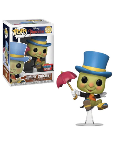 Funko Pop! Disney: Pinocchio - Jiminy Cricket with Umbrella Vinyl Figure, Fall Convention Exclusive, 3.75 inches FUNKO