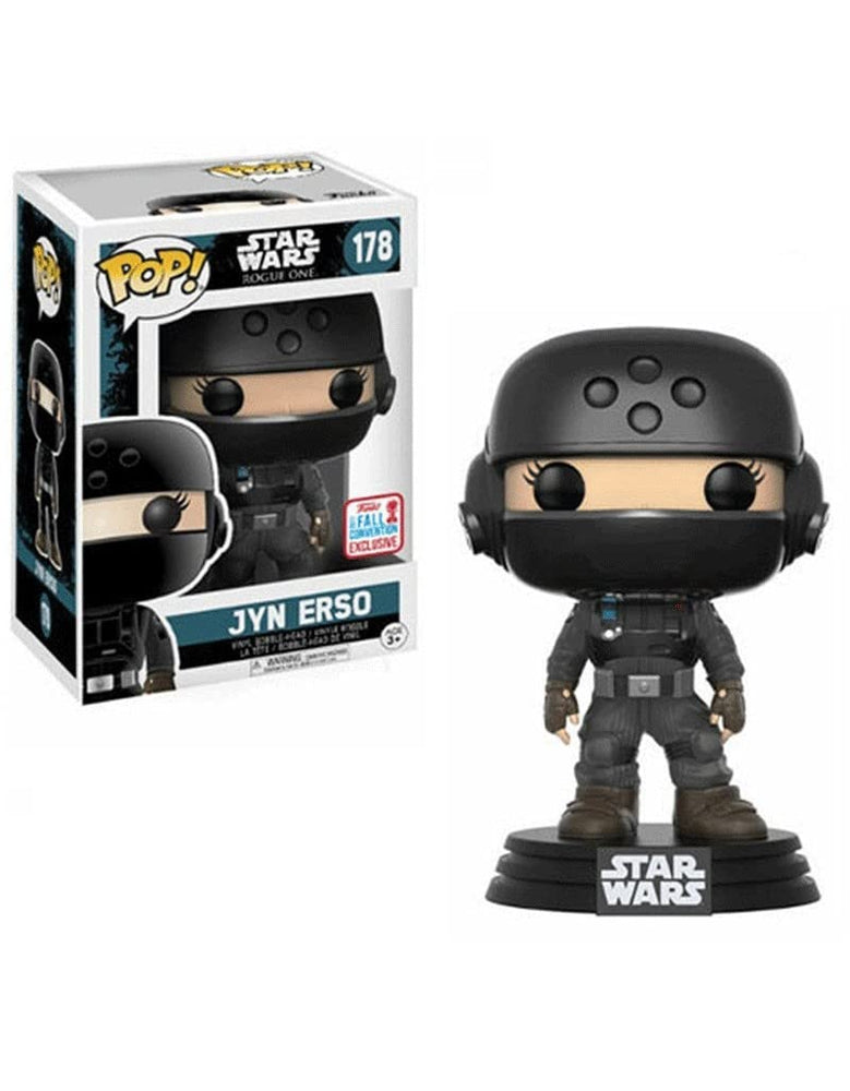 Funko – Star Wars Rogue One – Pop Vinyl Figure 178 Jyn Erso NYCC 2017 Convention Exclusives, 10 cm, 20119 FUNKO