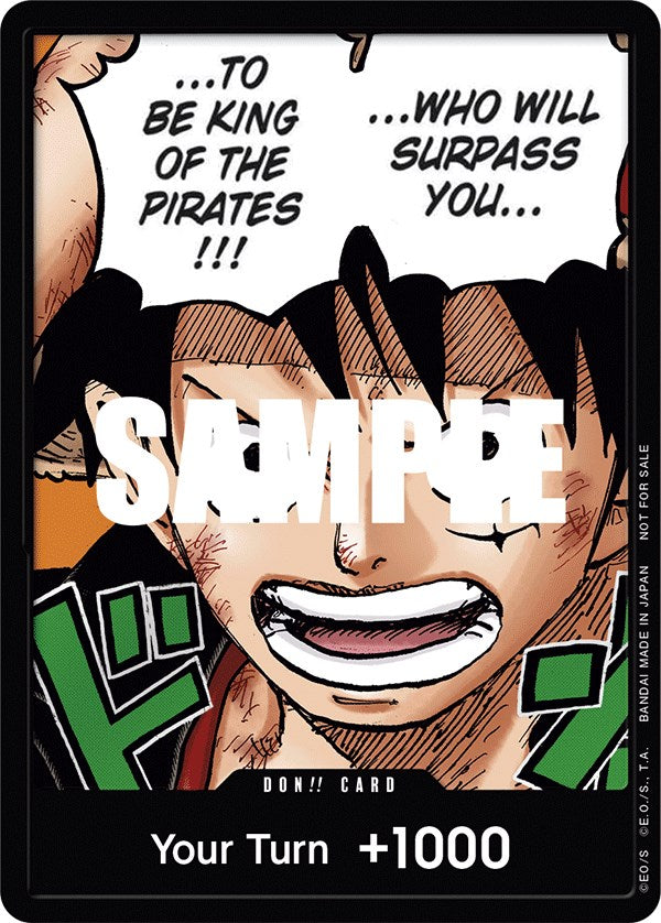 DON!! Card (Monkey.D.Luffy) (1st Anniversary DON!! Card Pack) [One Piece Promotion Cards] Bandai