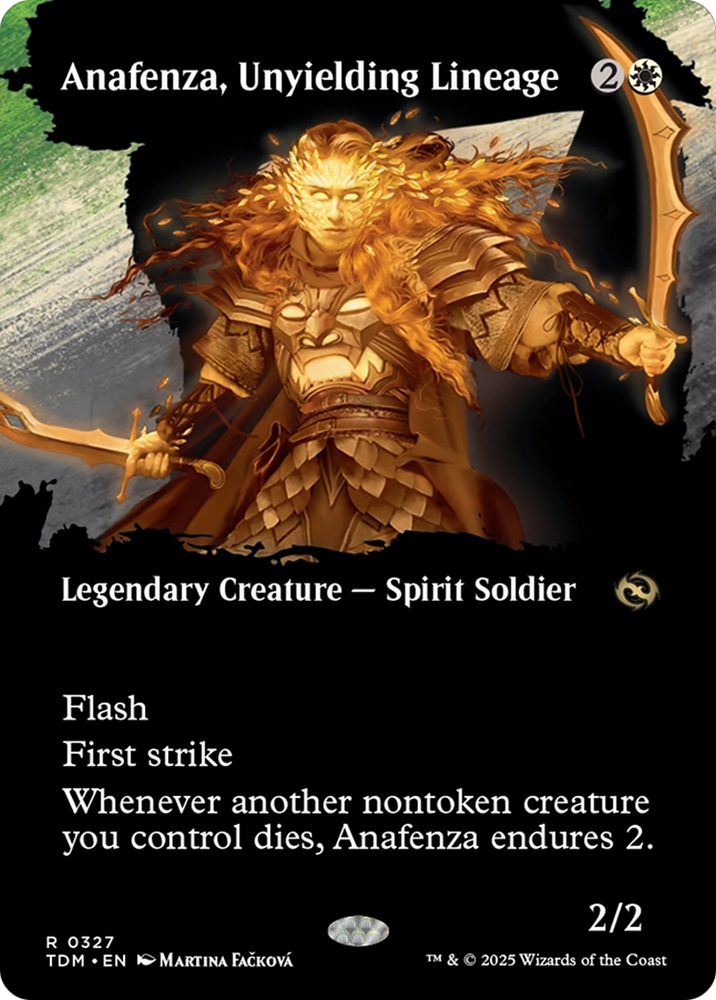 Anafenza, Unyielding Lineage (Borderless) [Tarkir: Dragonstorm] Magic: The Gathering