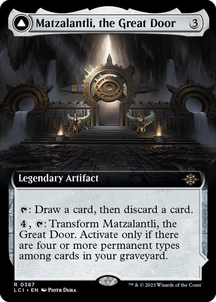 Matzalantli, the Great Door // The Core (Extended Art) [The Lost Caverns of Ixalan] Magic: The Gathering