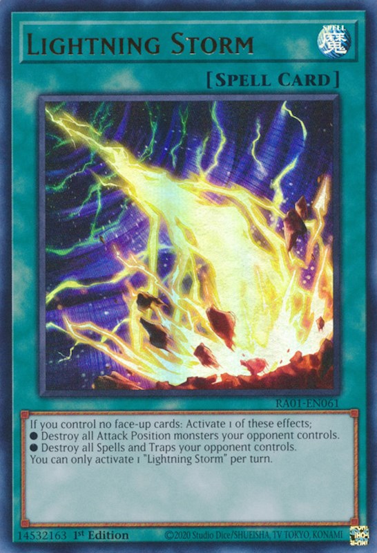 Lightning Storm [RA01-EN061] Ultra Rare Yu-Gi-Oh!