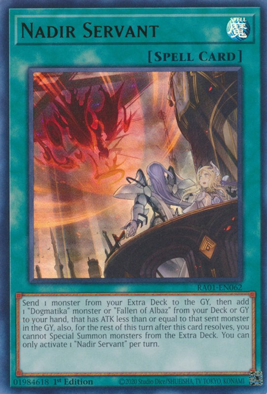 Nadir Servant [RA01-EN062] Ultra Rare Yu-Gi-Oh!