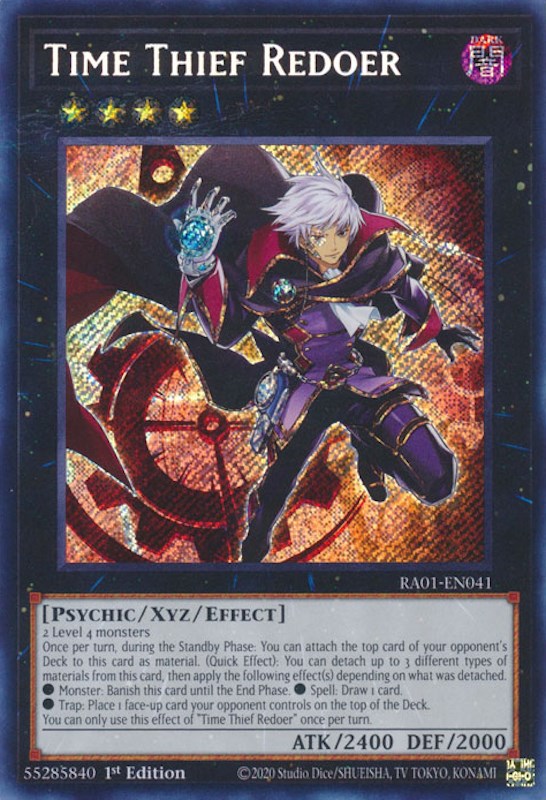 Time Thief Redoer [RA01-EN041] Secret Rare Yu-Gi-Oh!