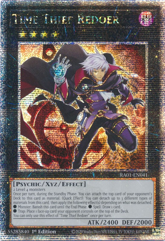 Time Thief Redoer [RA01-EN041] Quarter Century Secret Rare Yu-Gi-Oh!