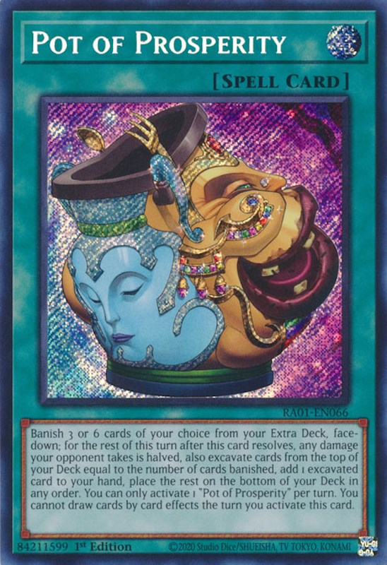Pot of Prosperity [RA01-EN066] Secret Rare Yu-Gi-Oh!