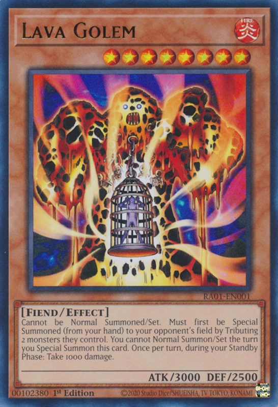Lava Golem [RA01-EN001] Ultra Rare Yu-Gi-Oh!