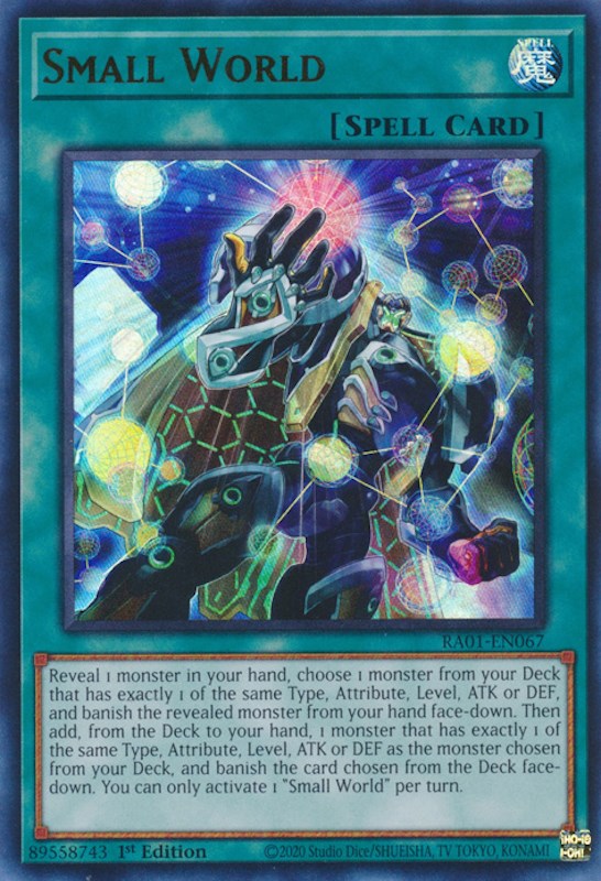 Small World [RA01-EN067] Ultra Rare Yu-Gi-Oh!