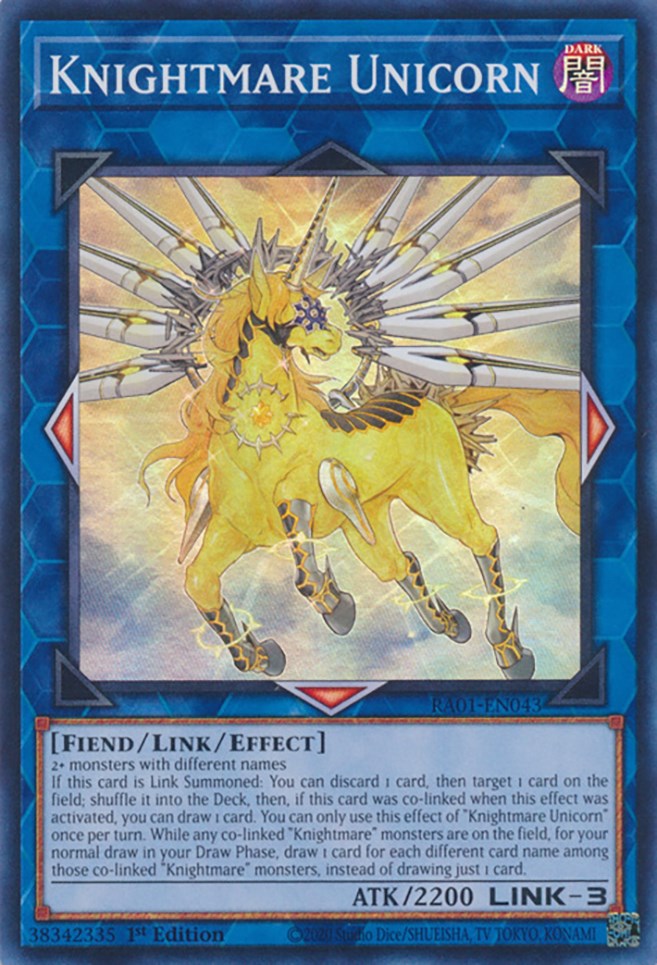 Knightmare Unicorn [RA01-EN043] Super Rare Yu-Gi-Oh!