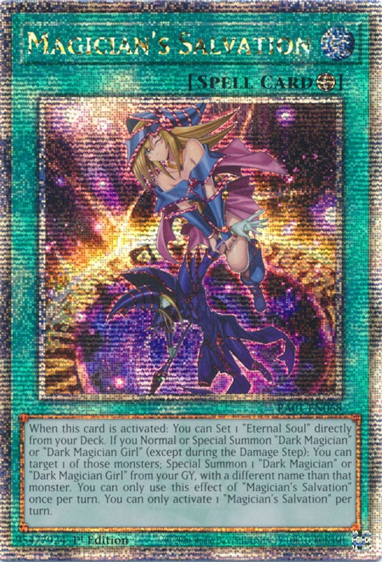 Magician's Salvation [RA01-EN068] Quarter Century Secret Rare Yu-Gi-Oh!