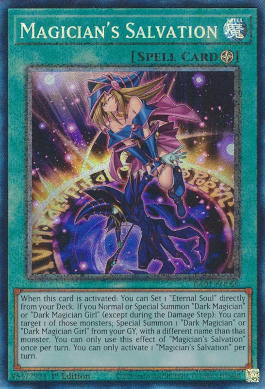 Magician's Salvation [RA01-EN068] Prismatic Collector's Rare Yu-Gi-Oh!