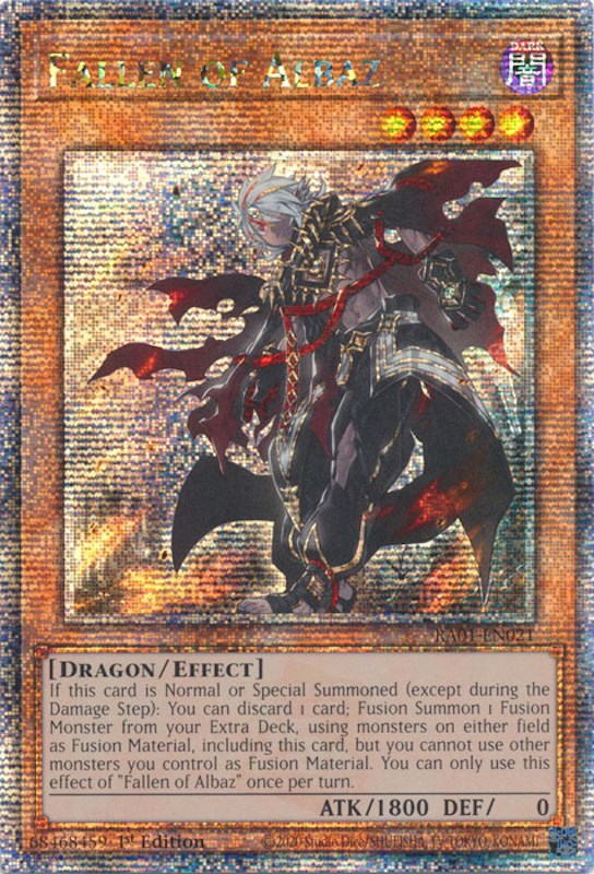 Fallen of Albaz [RA01-EN021] Quarter Century Secret Rare Yu-Gi-Oh!