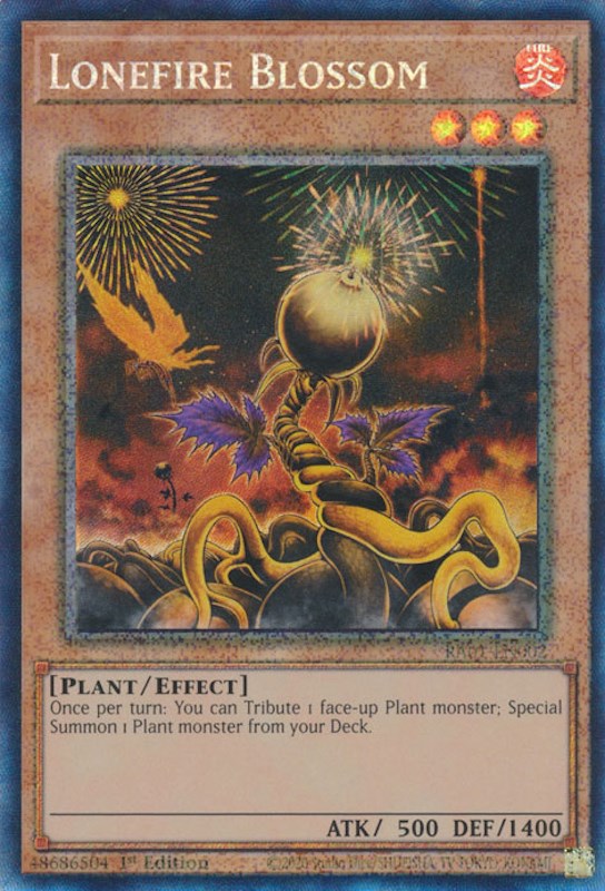 Lonefire Blossom [RA01-EN002] Prismatic Collector's Rare Yu-Gi-Oh!