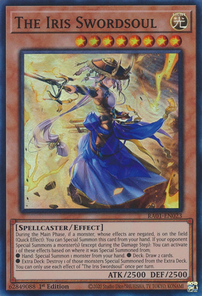 The Iris Swordsoul [RA01-EN023] Super Rare Yu-Gi-Oh!