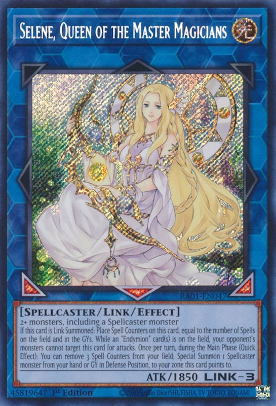 Selene, Queen of the Master Magicians [RA01-EN047] Secret Rare Yu-Gi-Oh!