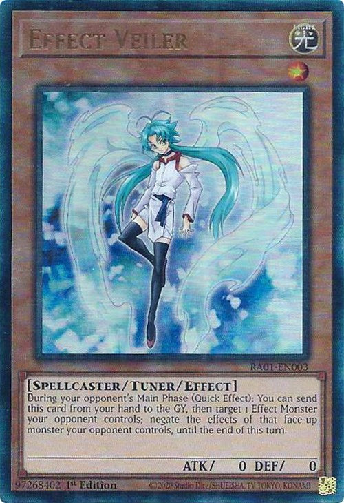 Effect Veiler [RA01-EN003] Prismatic Ultimate Rare Yu-Gi-Oh!