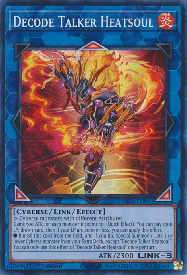 Decode Talker Heatsoul [RA01-EN048] Super Rare Yu-Gi-Oh!