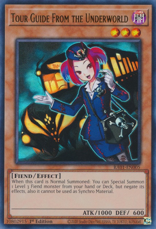 Tour Guide From the Underworld [RA01-EN005] Ultra Rare Yu-Gi-Oh!