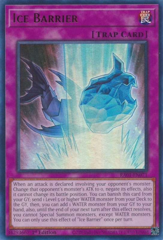 Ice Barrier [RA01-EN071] Ultra Rare Yu-Gi-Oh!