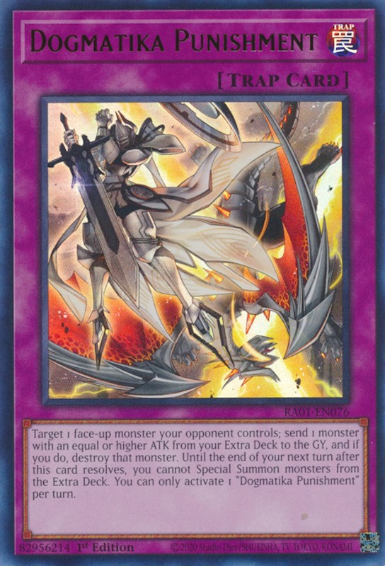 Dogmatika Punishment [RA01-EN076] Ultra Rare Yu-Gi-Oh!