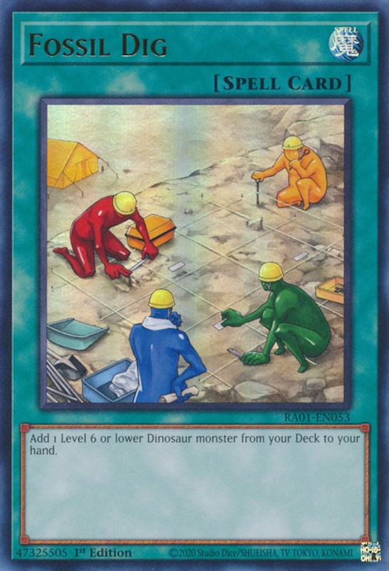 Fossil Dig [RA01-EN053] Ultra Rare Yu-Gi-Oh!