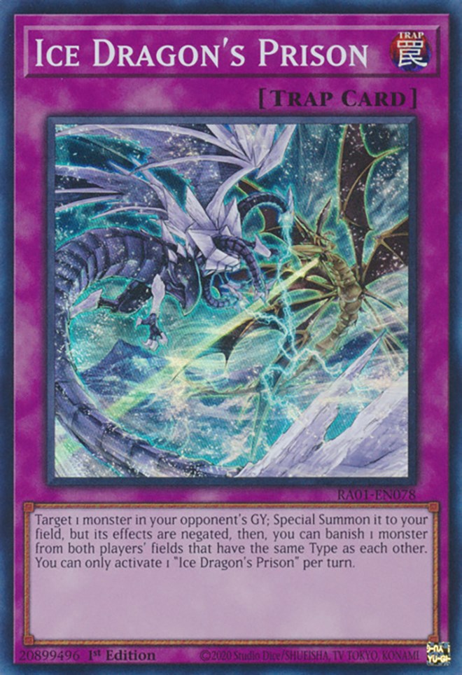 Ice Dragon's Prison [RA01-EN078] Super Rare Yu-Gi-Oh!