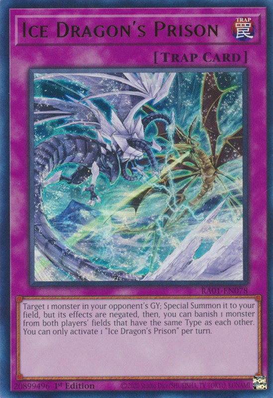 Ice Dragon's Prison [RA01-EN078] Ultra Rare Yu-Gi-Oh!