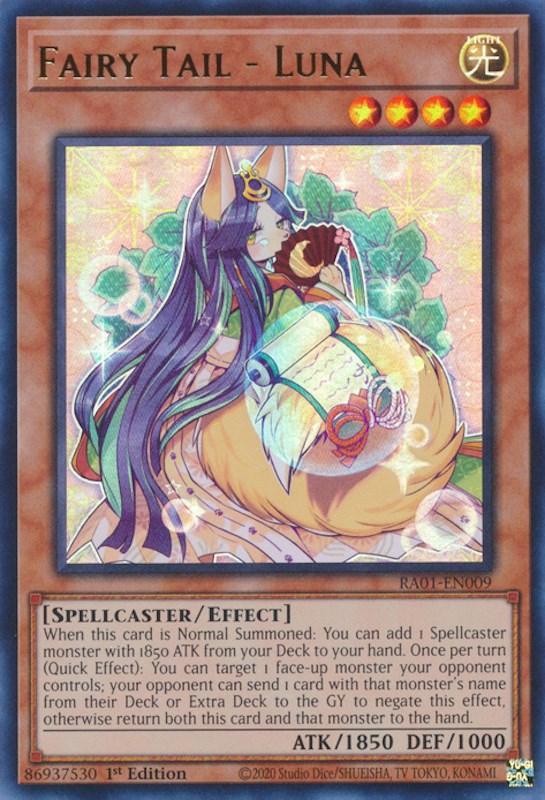 Fairy Tail - Luna [RA01-EN009] Ultra Rare Yu-Gi-Oh!