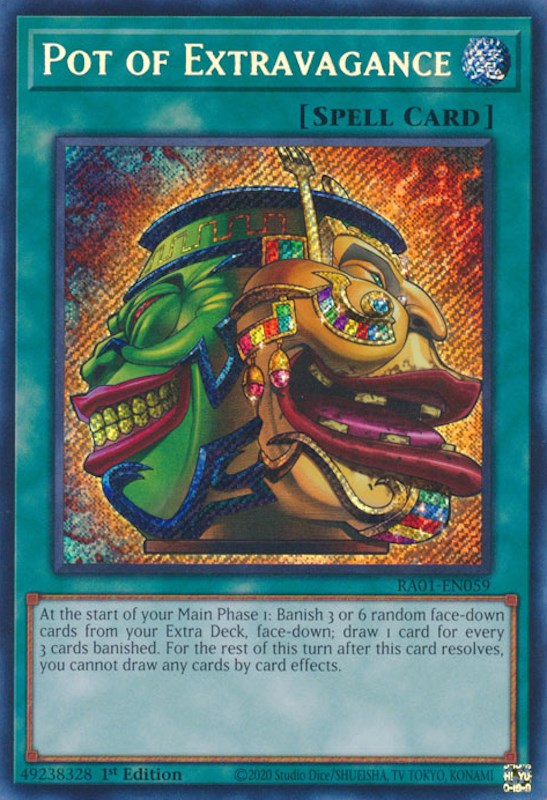 Pot of Extravagance [RA01-EN059] Secret Rare Yu-Gi-Oh!