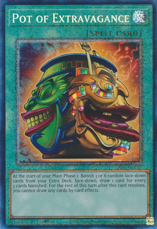 Pot of Extravagance [RA01-EN059] Prismatic Collector's Rare Yu-Gi-Oh!