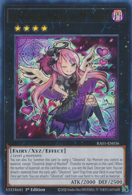 Ghostrick Angel of Mischief [RA01-EN036] Ultra Rare Yu-Gi-Oh!
