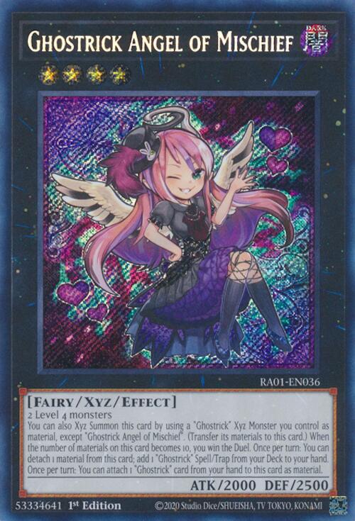 Ghostrick Angel of Mischief [RA01-EN036] Secret Rare Yu-Gi-Oh!