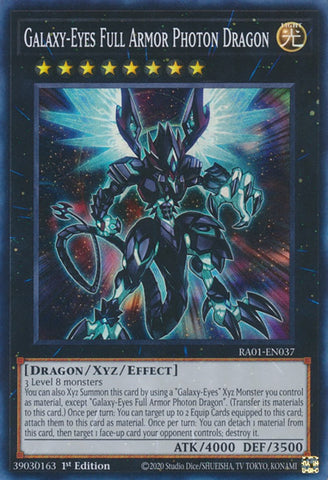 Galaxy-Eyes Full Armor Photon Dragon [RA01-EN037] Super Rare Yu-Gi-Oh!