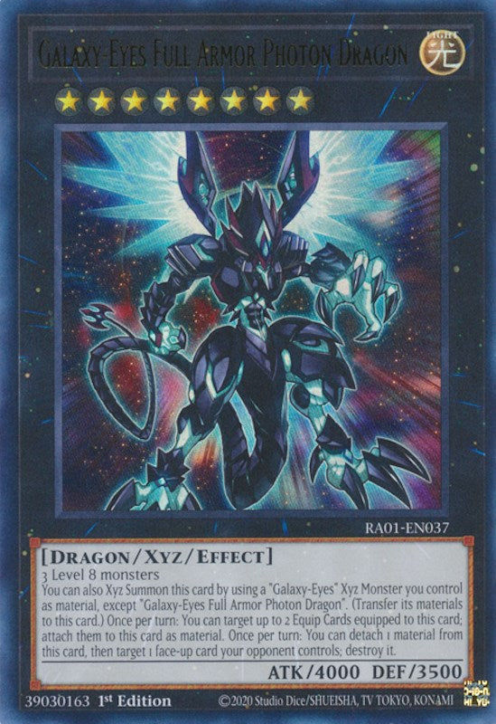 Galaxy-Eyes Full Armor Photon Dragon [RA01-EN037] Ultra Rare Yu-Gi-Oh!