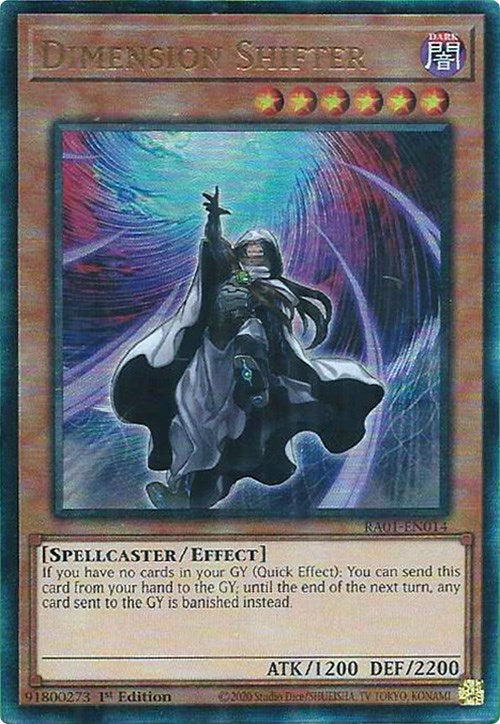 Dimension Shifter [RA01-EN014] Prismatic Ultimate Rare Yu-Gi-Oh!