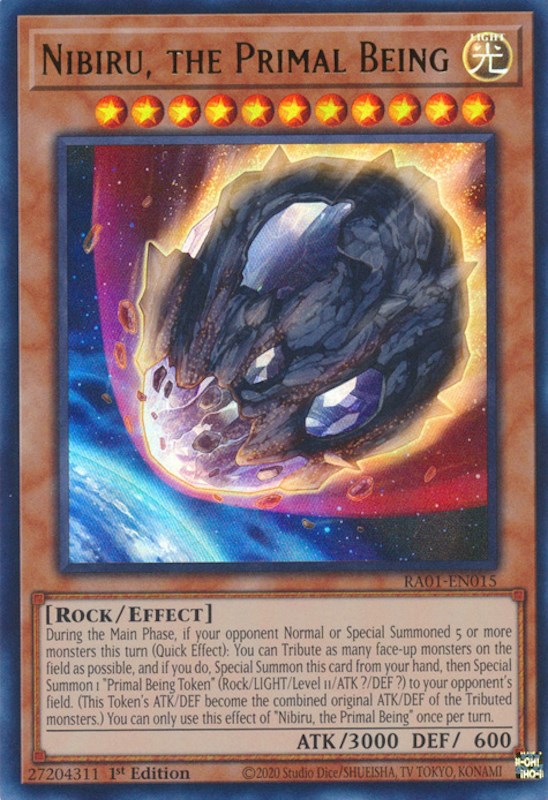 Nibiru, the Primal Being [RA01-EN015] Ultra Rare Yu-Gi-Oh!