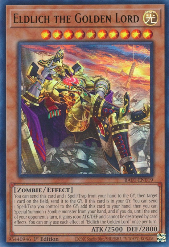 Eldlich the Golden Lord (Alternate Art) [RA01-EN019] Ultra Rare Yu-Gi-Oh!