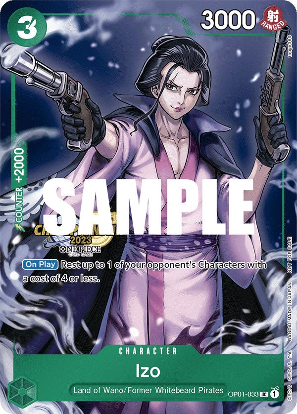 Izo (CS 2023 Celebration Pack) [One Piece Promotion Cards] Bandai