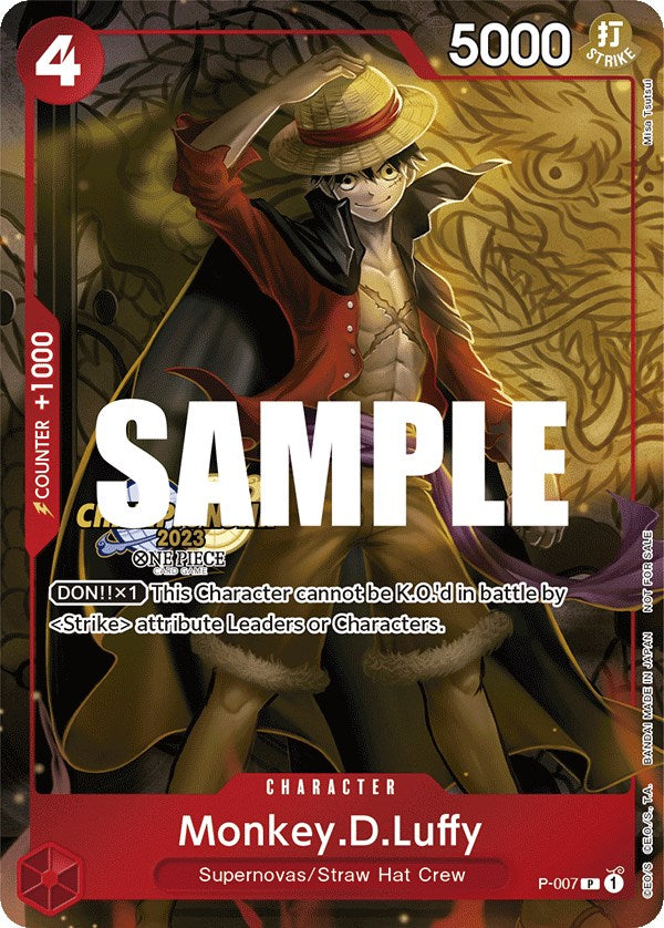 Monkey.D.Luffy (CS 2023 Celebration Pack) [One Piece Promotion Cards] Bandai